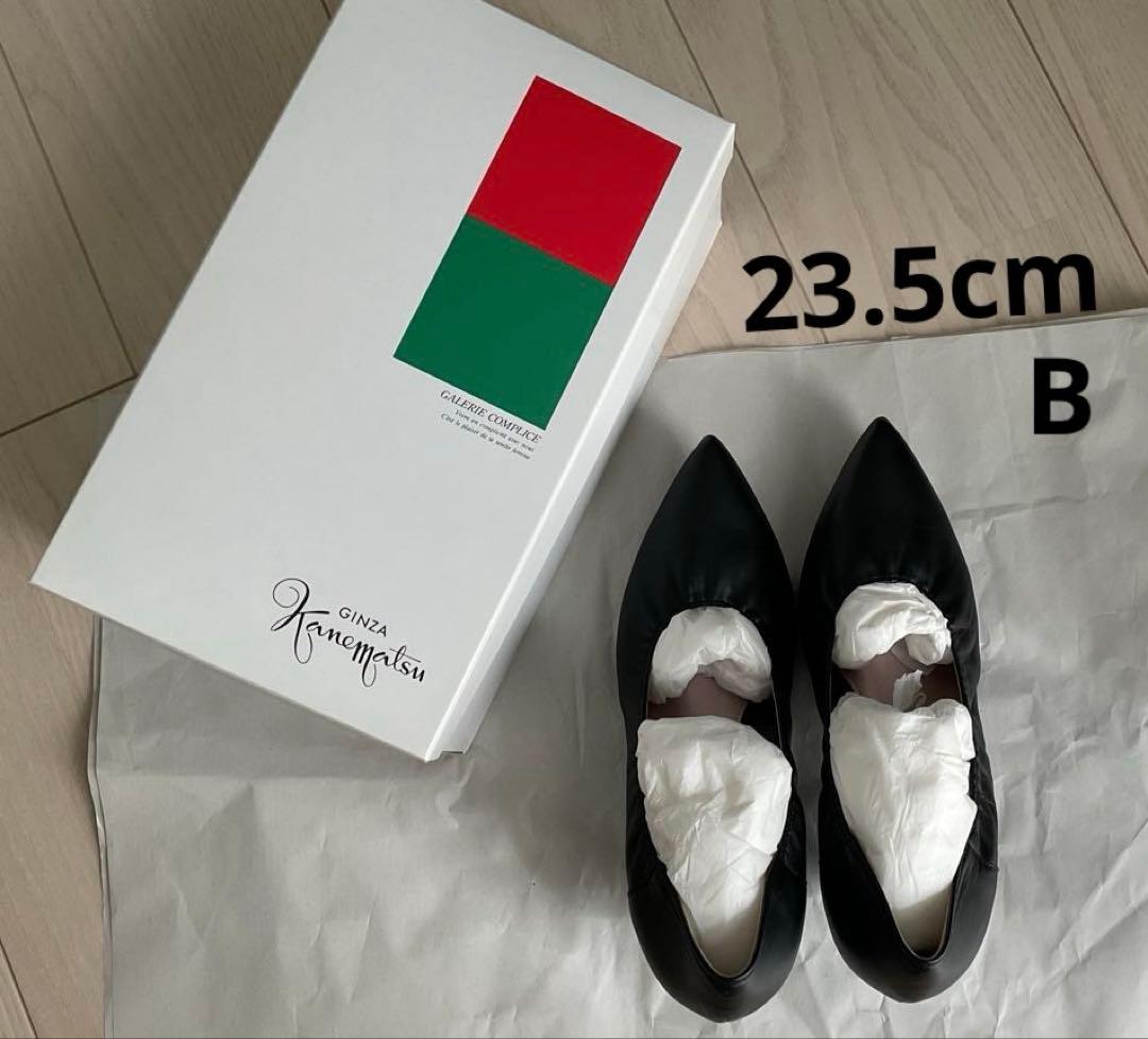 銀座かねまつ 】ブラックパンプス(試し履きのみ) - メルカリ