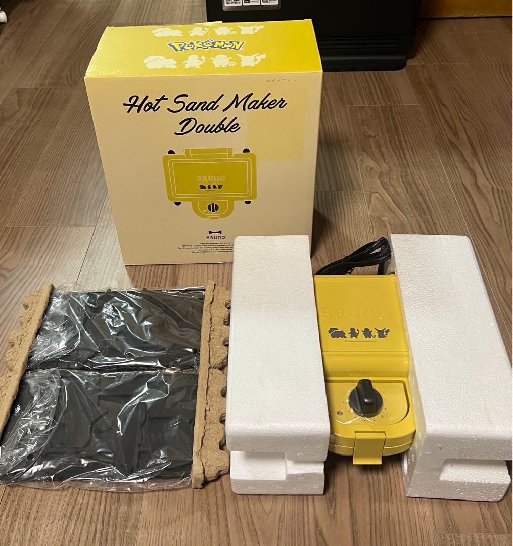 ポケモンホットサンドメーカーダブル　BOE132-YE BRUNO ポケモン 71+LkaWZA4L._AC_UF894,