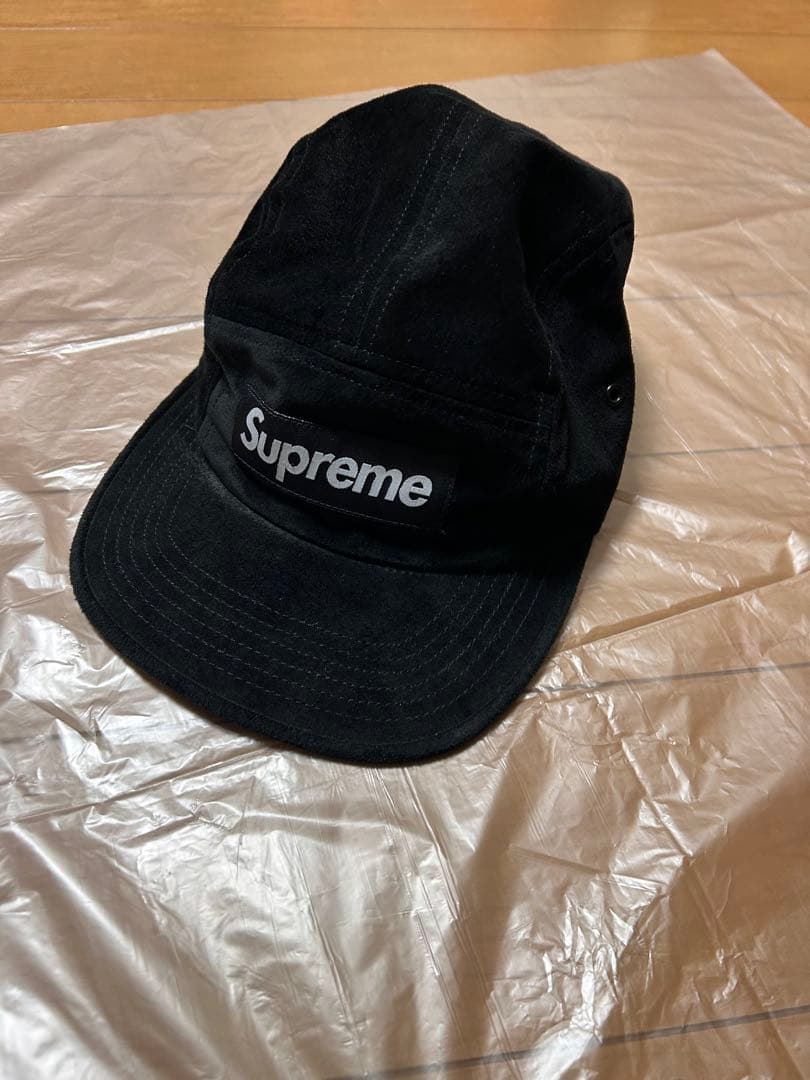 Supreme Suede Camp キャップ 黒 Supreme - Suede Camp Cap - ParkSIDER
