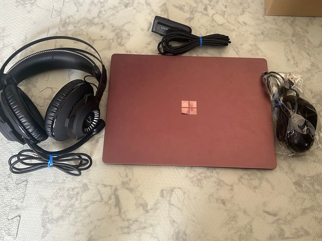 Microsoft Surface Laptop2ヘッドホン充電器マウスセット マウス ワイヤレスマウス 充電式 Bluetooth 5.2 LED 光学式 超薄型 2.4