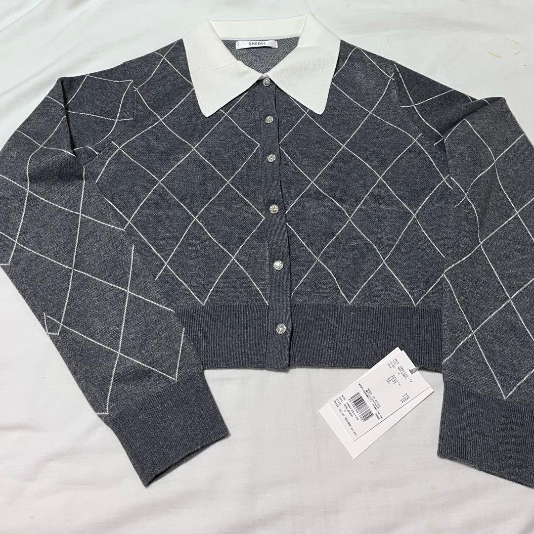 スナイデル アーガイルチェックカーディガン USAGI ONLINE限定 - メルカリ