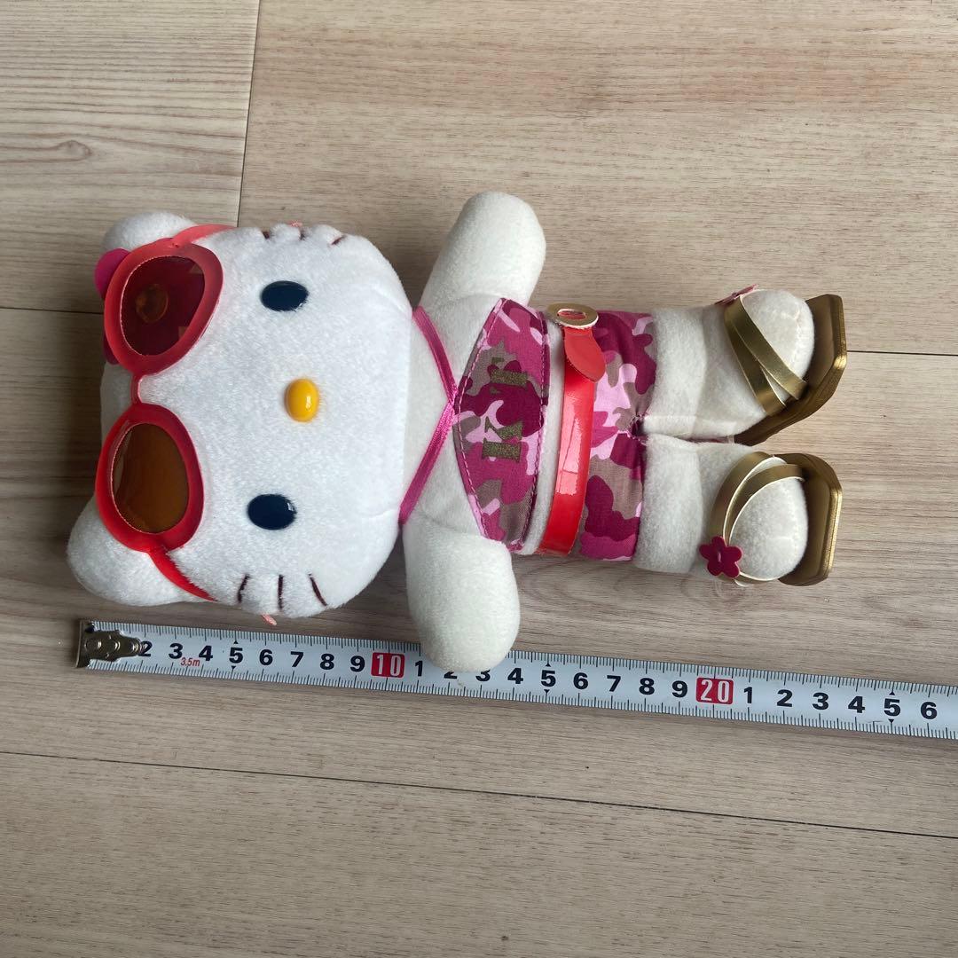サンリオ キティ 迷彩水着 ぬいぐるみ 激レア 平成レトロ ギャルキティ