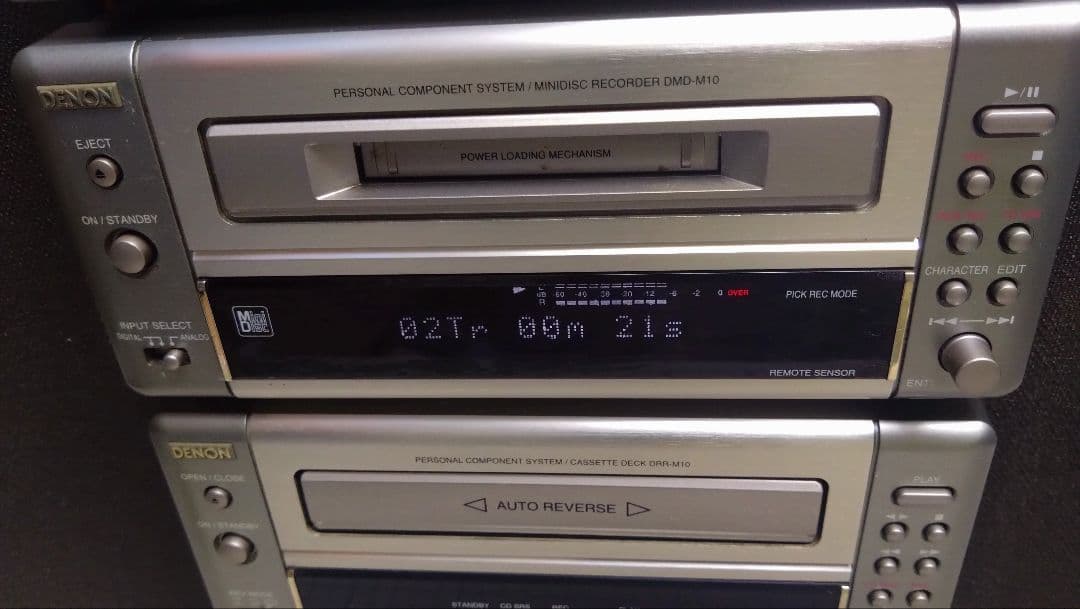 DENON UD-M10 MD カセット スピーカー セット ミニコンポ - メルカリ