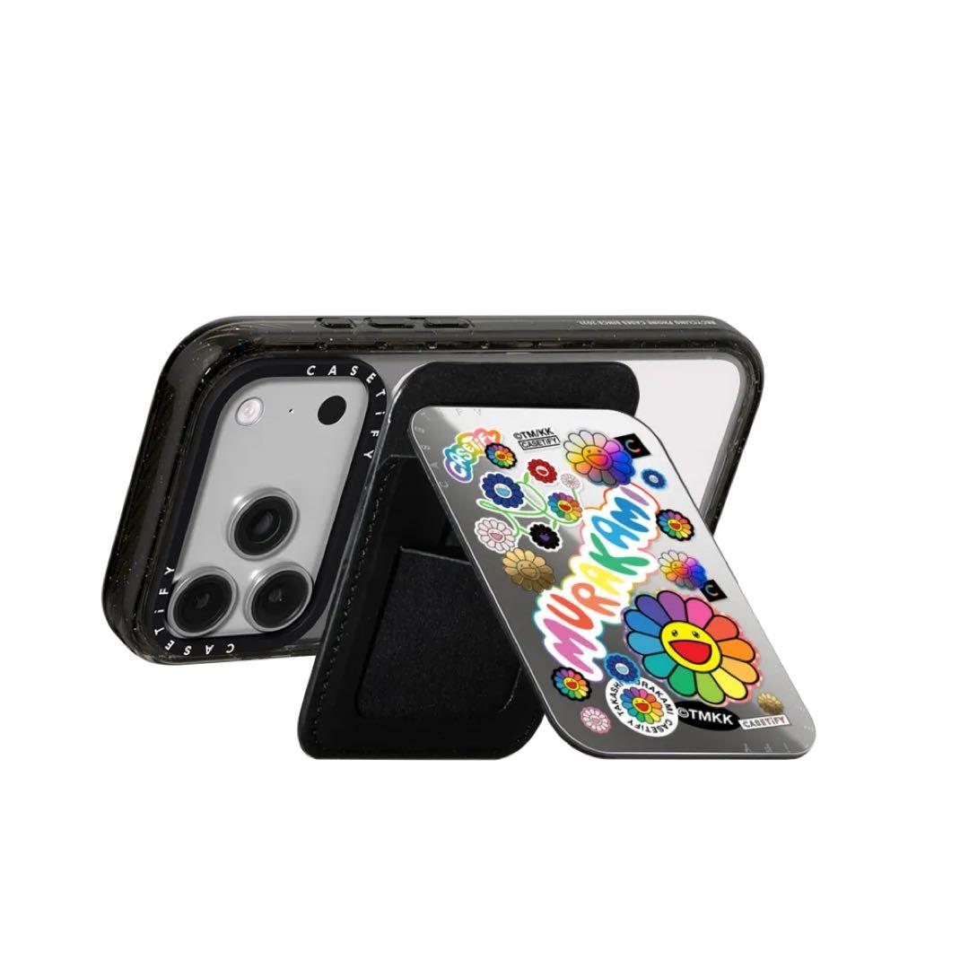 CASETiFY 村上隆 フラワーステッカーマニア カードホルダースタンド