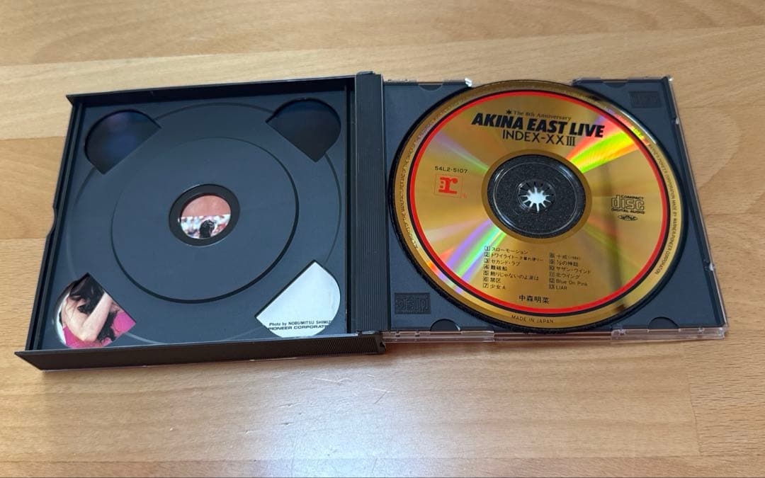 中森明菜AKINA EAST LIVE INDEX-XXIII 8周年記念CD - メルカリ