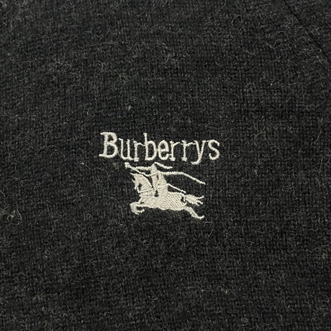 Burberrys バーバリーズ Vネック ウール ニット スコットランド製