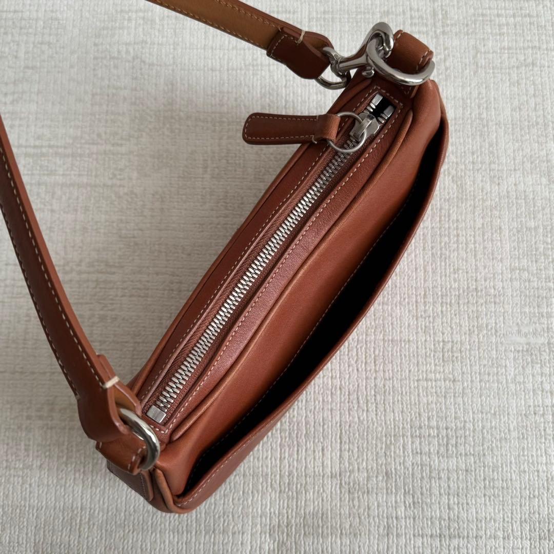 COACH コーチ ワンショルダー バッグ 7593 ブラウン - メルカリ