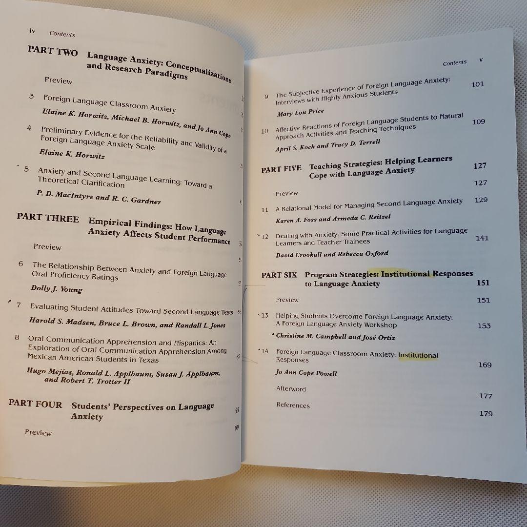 Language Anxiety From Theory and Researc - メルカリ