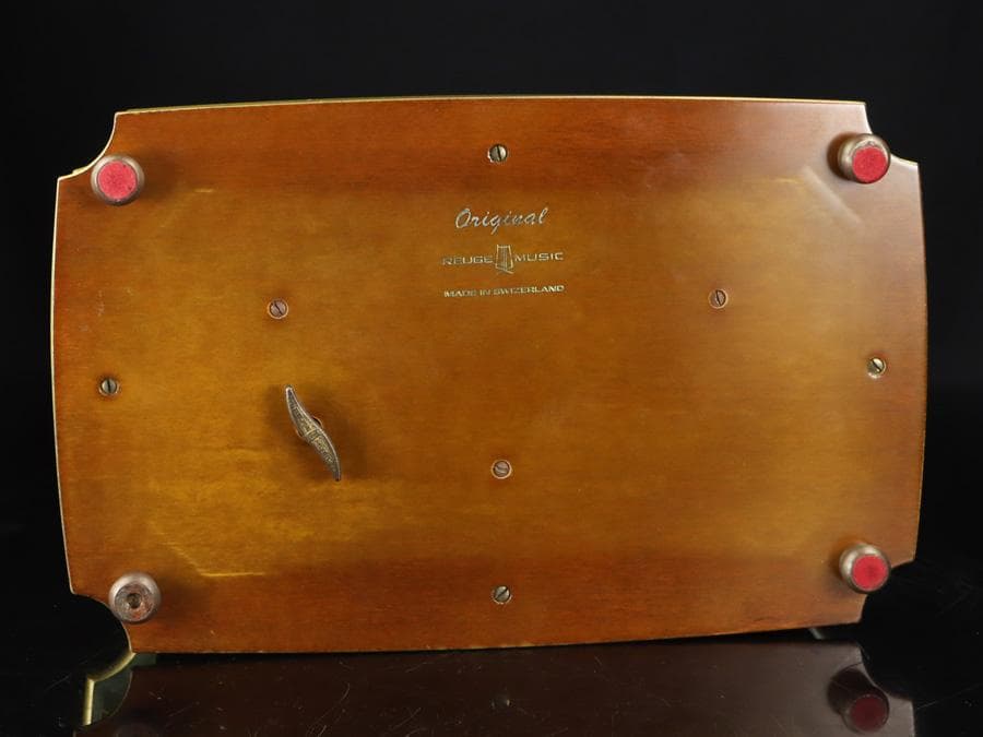 Y2534 リュージュ オルゴール ビバルディ「四季」3曲 72弁 金象嵌 ma