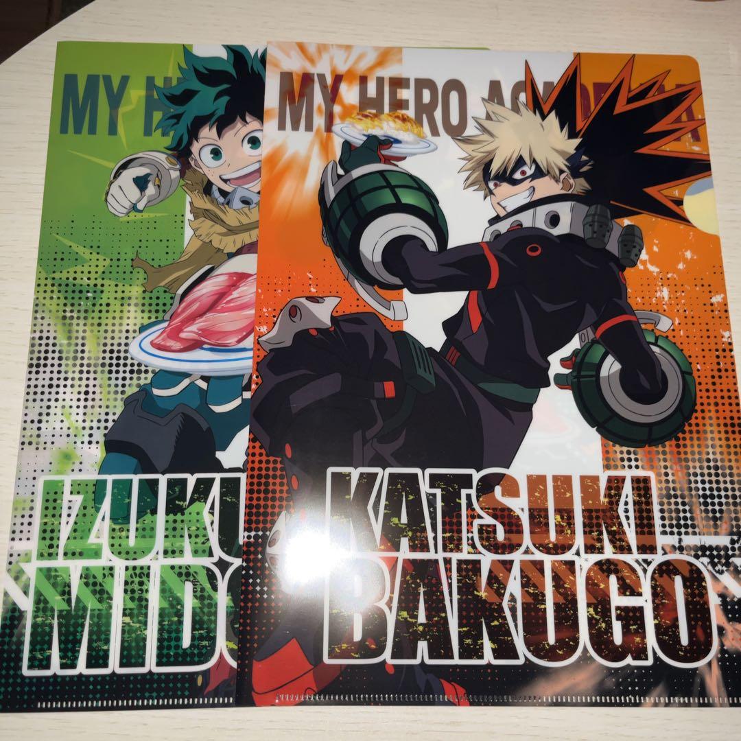 ヒロアカ 僕のヒーローアカデミア クリアファイル くら寿司 緑谷出久