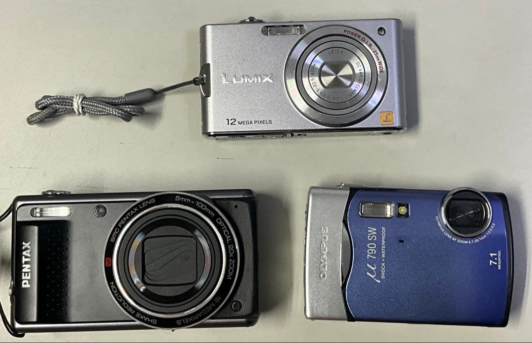 コンパクトデジタルカメラ3台セット