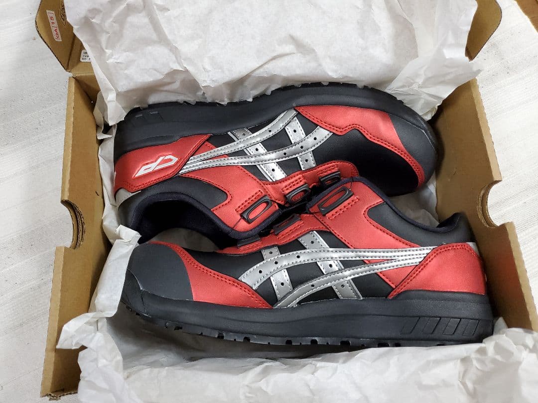 アシックス 安全靴 CP306 限定色 ブラック×ピュアシルバー 25.5cm