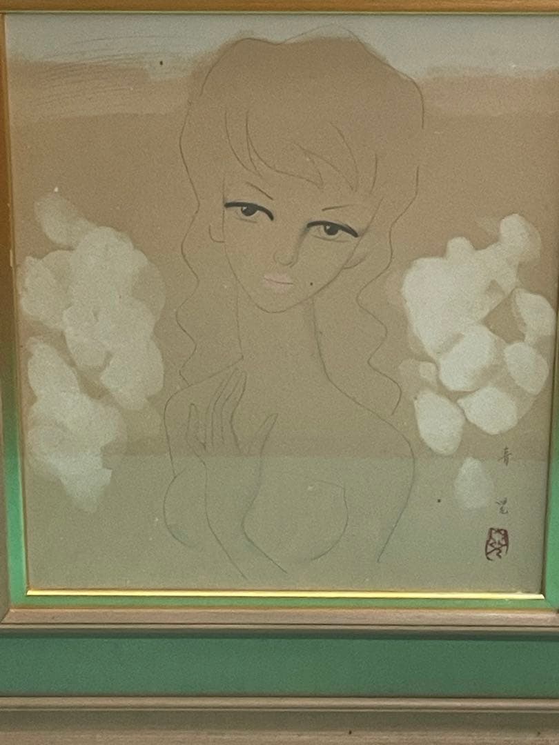 東郷青児 水彩画 「少女」 - メルカリ