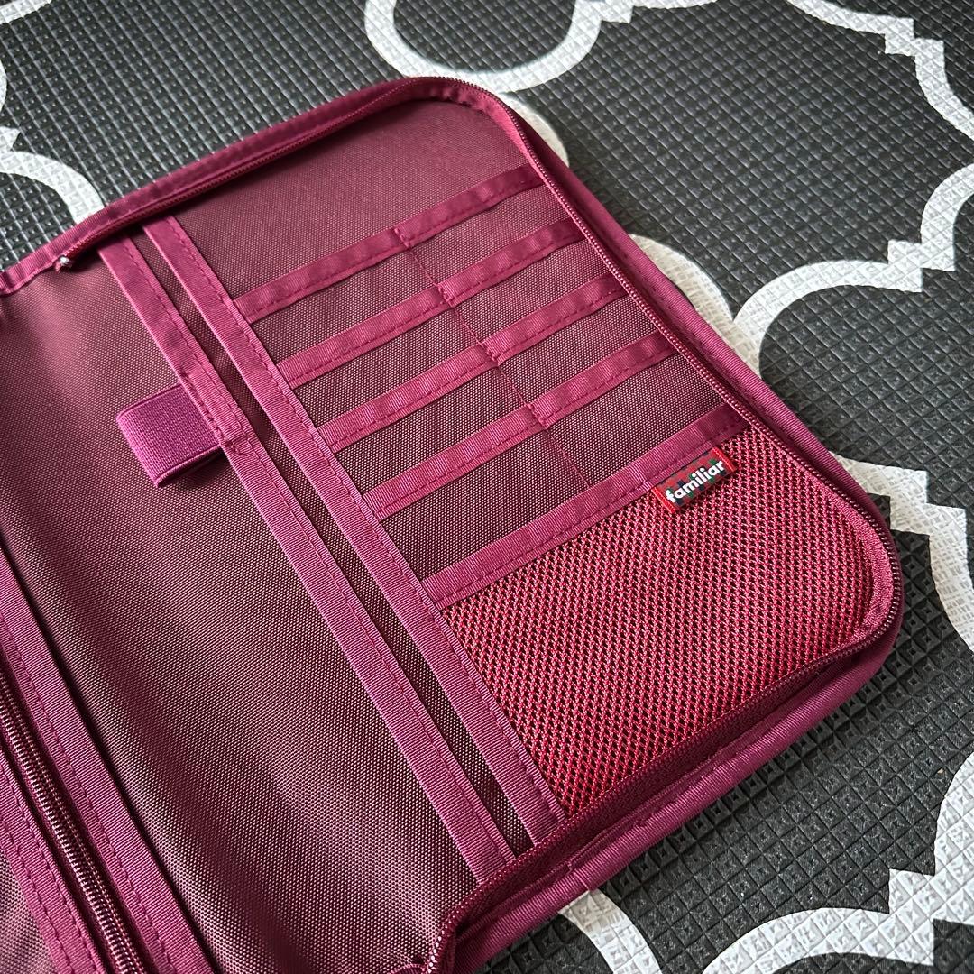 ファミリア 母子手帳ケース 002 レッド - メルカリ