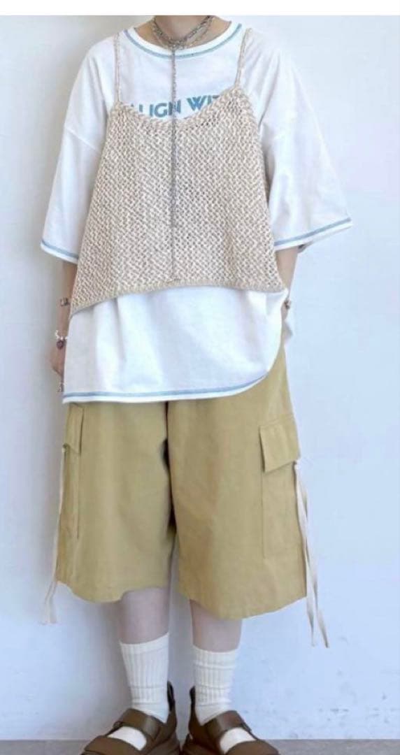 niko and  Make Stuff'25 aimiニットキャミブルー - メルカリ