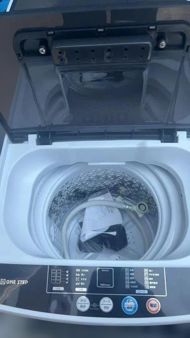 中古 全自動洗濯機 3.2kg 縦型洗濯機T0123 乾燥機能 小型 ホワイト