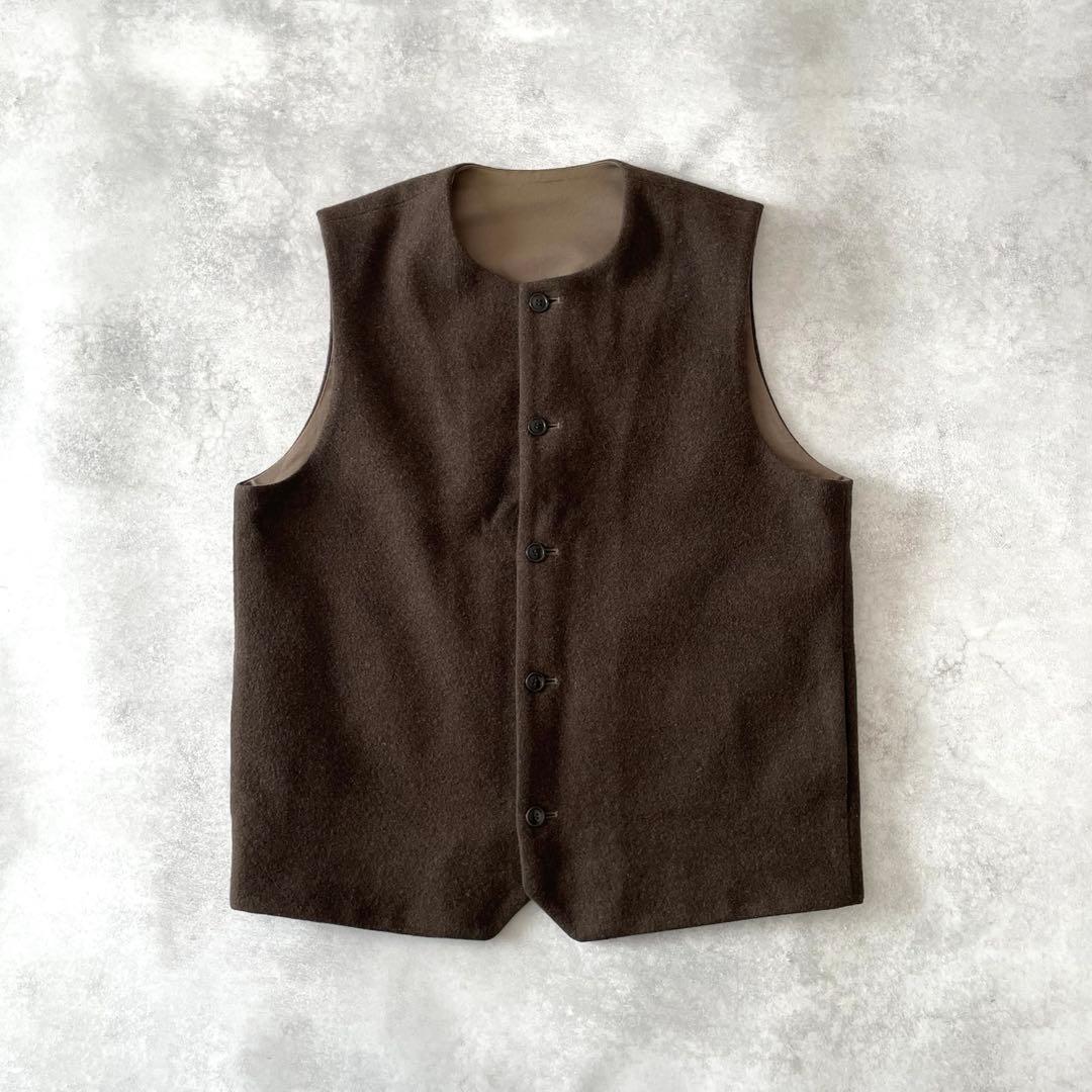 nest Robe CONFECT ウールモッサーベスト ブラウン 5 名作】nestRobe CONFECT・ウールベストのレビュー。ブランド定番らしい