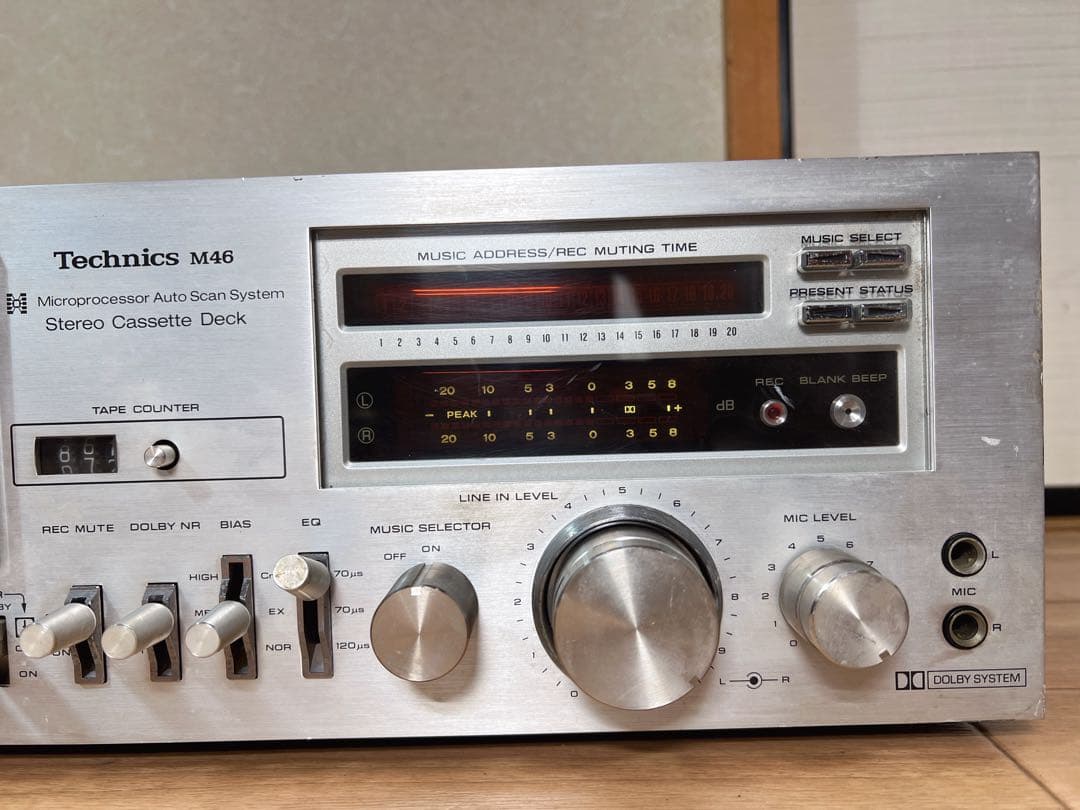 TECHNICS テクニクス ステレオカセットデッキ ​​M46 - メルカリ