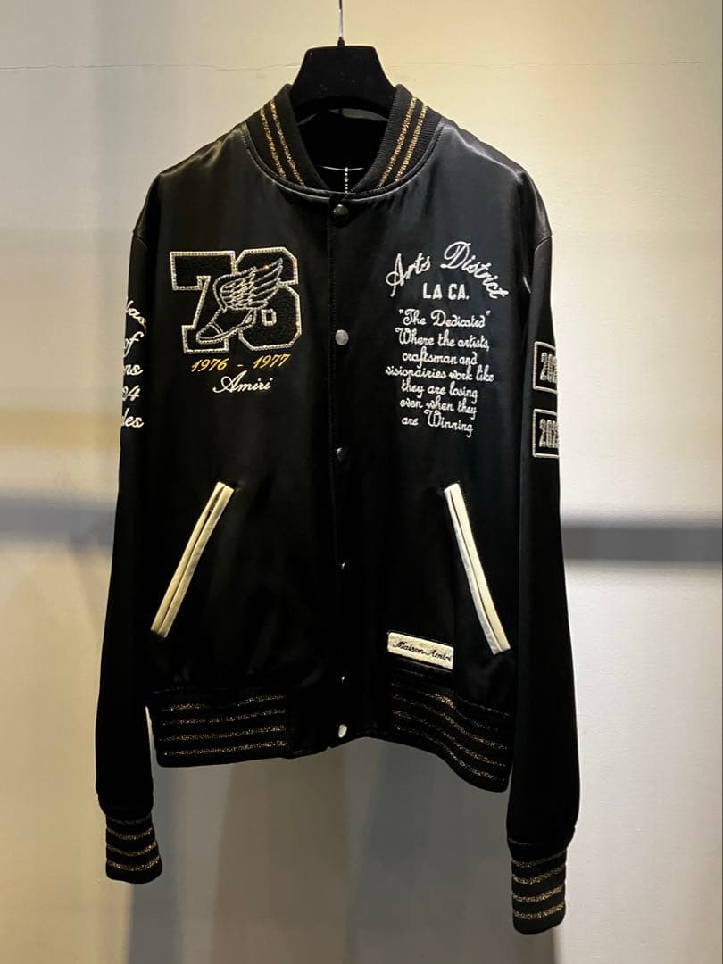 AMIRI アミリ 新品 イーグル バーシティ ジャケット Mサイズ - メルカリ