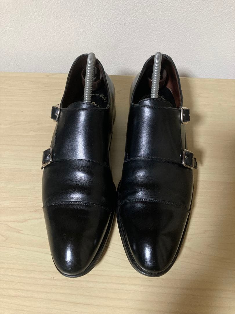 CARMINA カルミナ ダブルモンクストラップ サイズ8.5 ブラック黒