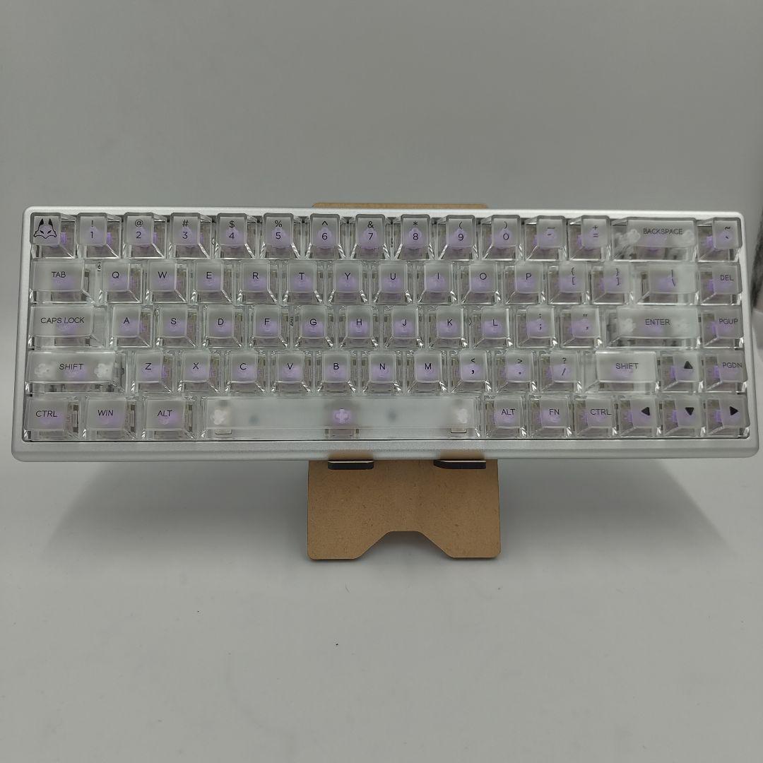 Arbiter Studio Polar 65透明アクリルキーキャップ US配列 Arbiter Studio Arbiter Studio Polar 65 Keyboard Mint Abyss / Black