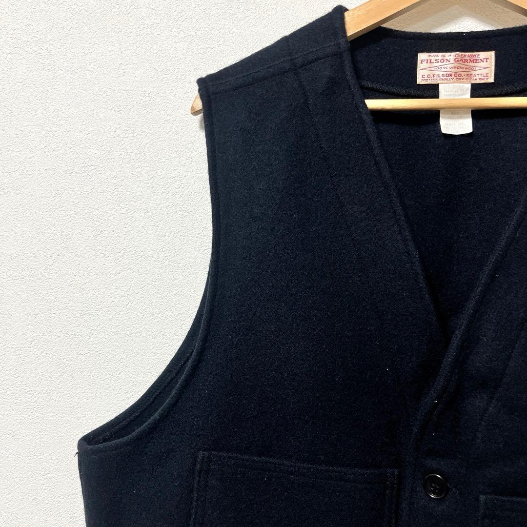 《FILSON》MACKINAW WOOL VEST NAVY 48