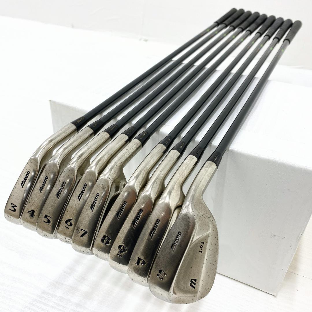 MIZUNO J-93 ミズノ アイアン セット メンズ 9本 SR - メルカリ