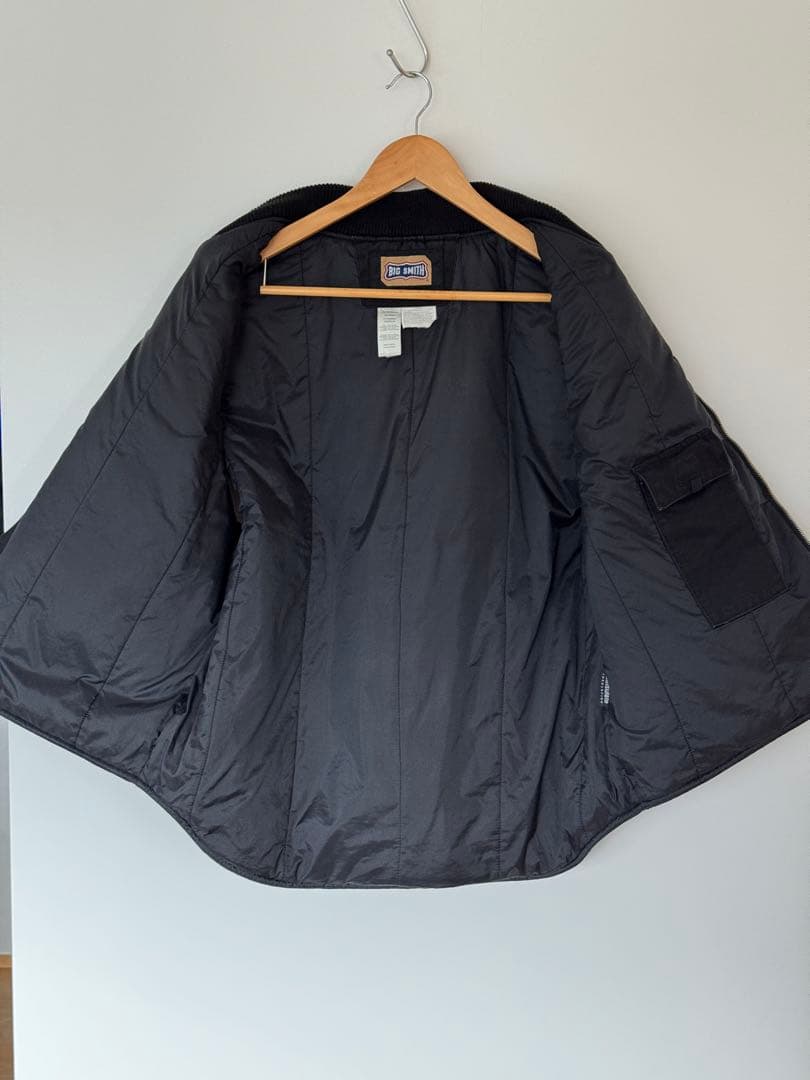 希少】良品 ビッグスミス ダックベスト XL ブラック フェード