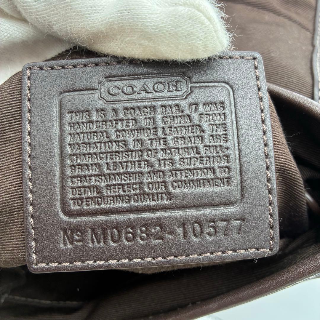 極美品 Coach Soho Leather shoulderBag 10577 - メルカリ