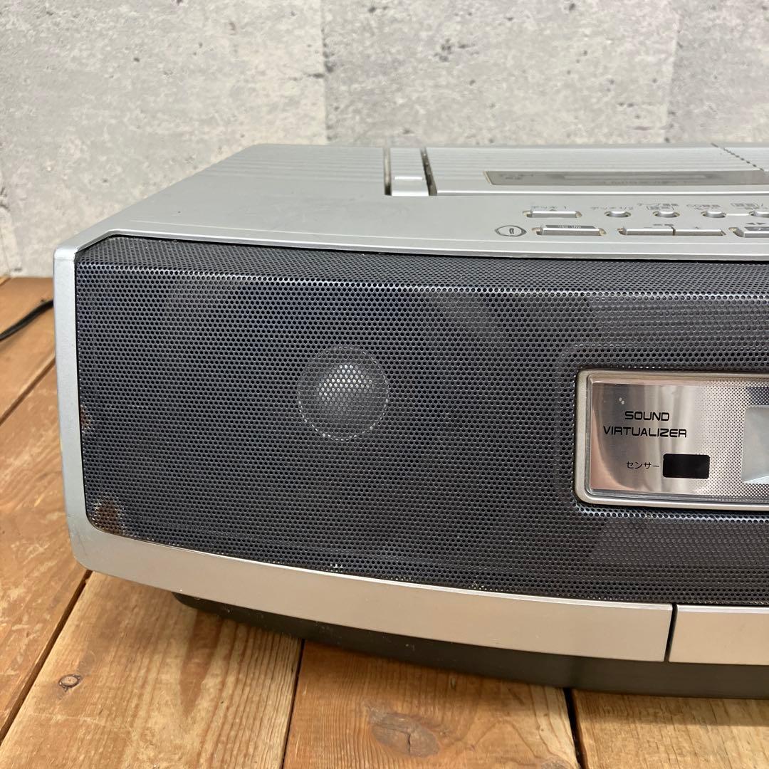 パナソニック プレイバック CDラジカセ ラジオ カセットデッキ RX-ED57