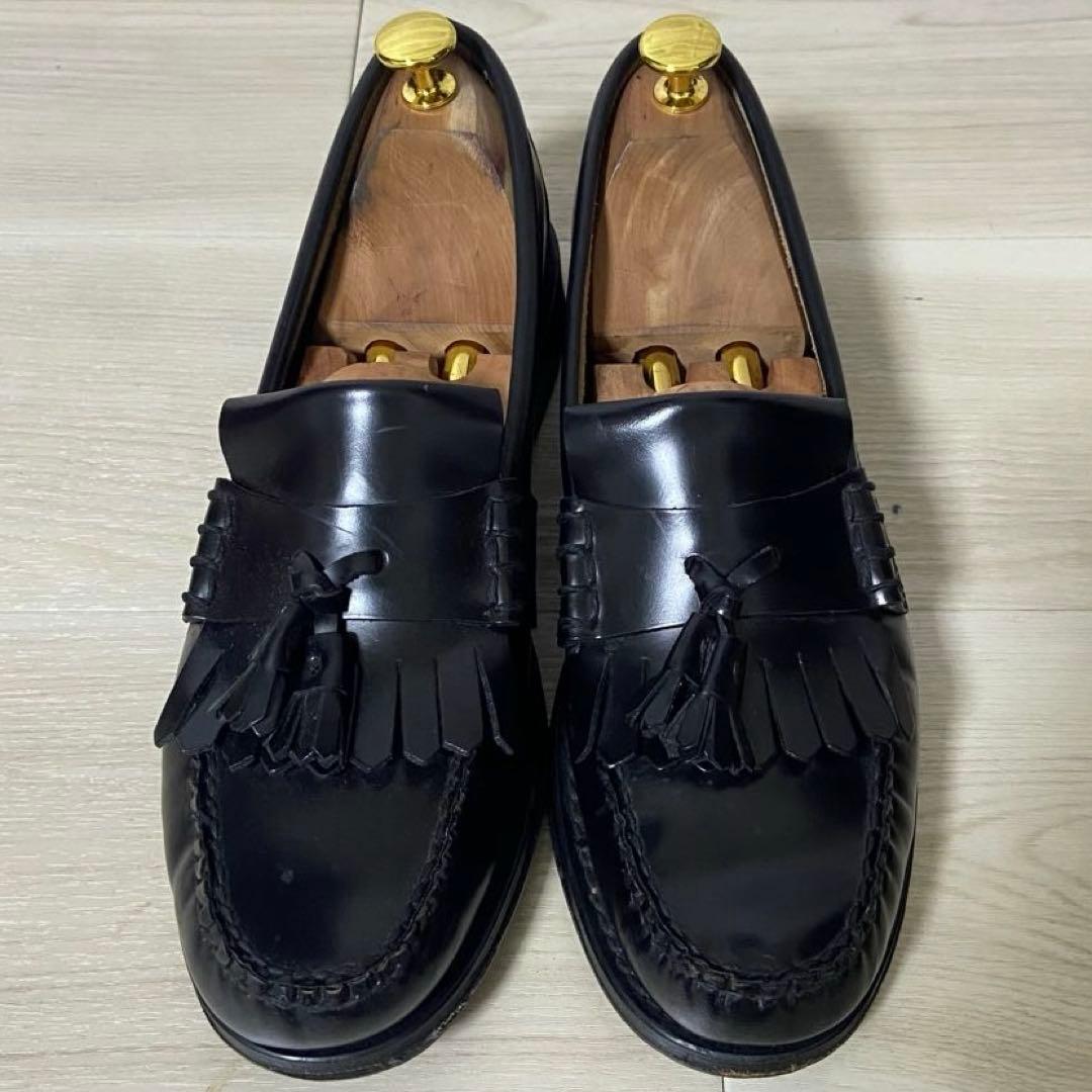 【美品】G.H.BASS キルトタッセルローファー 27.5cm フリンジ