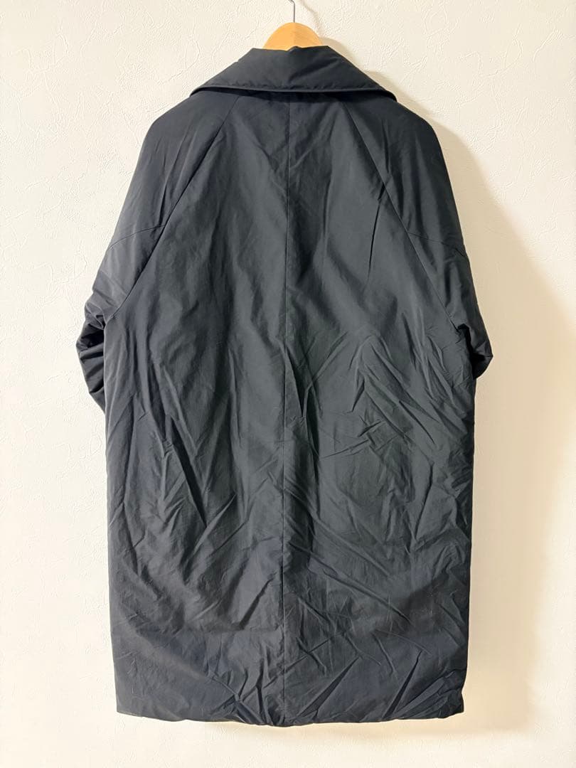 NANO universe 西川ダウン リバーシブルライトコート ブラック NANO