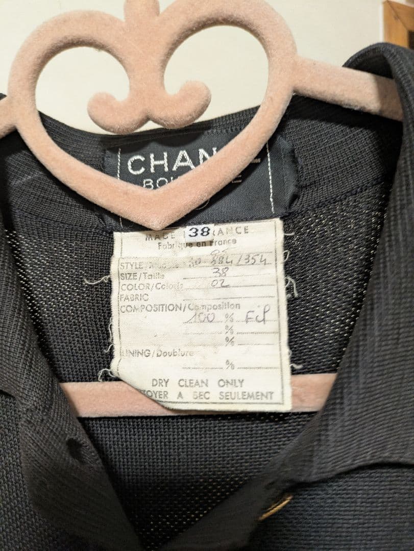 CHANEL ノースリーブドレス ブラック 38の通販はau PAY マーケット