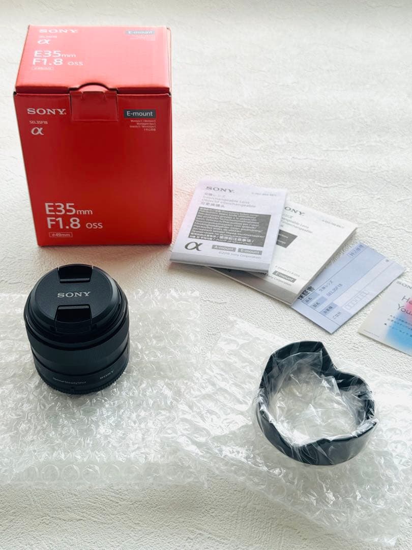 新品未使用 SONY E 35㎜ F1.8 OSS SEL35F18 Amazon.com : Sony E 35mm F1.8 OSS SEL35F18 (International Model