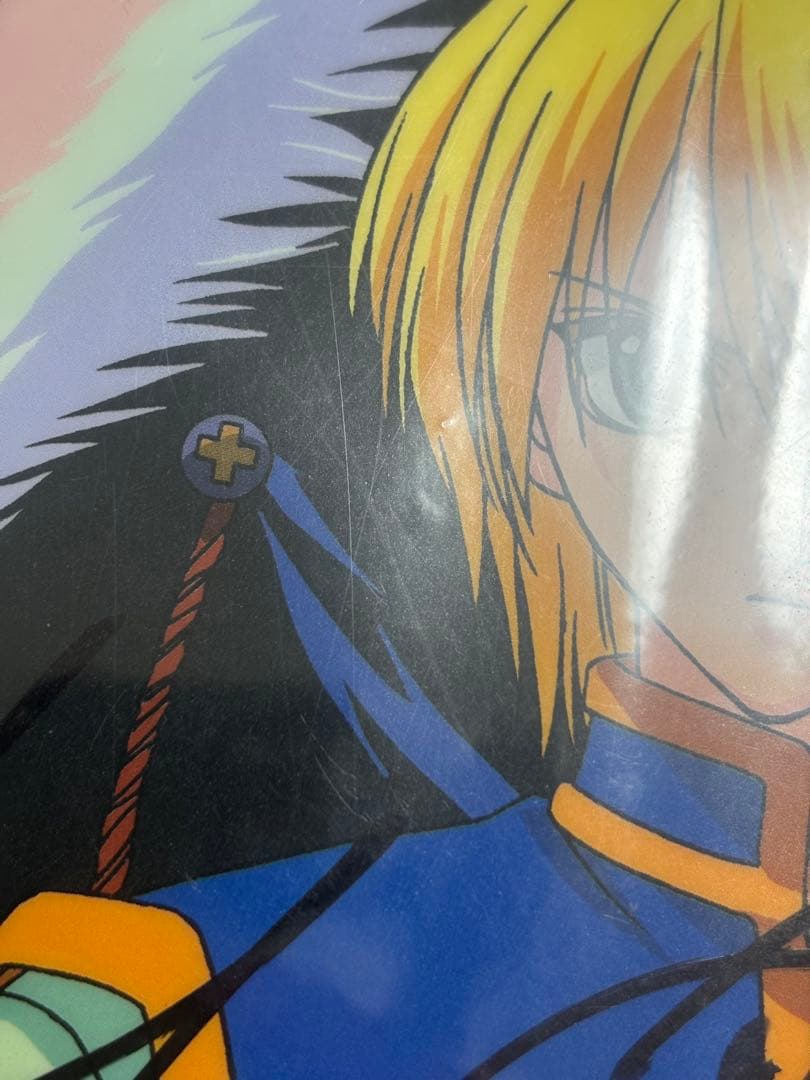 ハンターハンター HUNTER×HUNTER 旧アニメサイン入り下敷き クラピカ