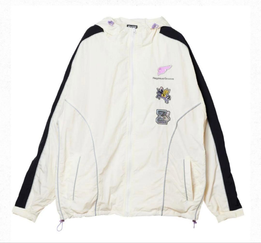 ずっと真夜中でいいのに。ナイロンジャケット Nylon Jacket White