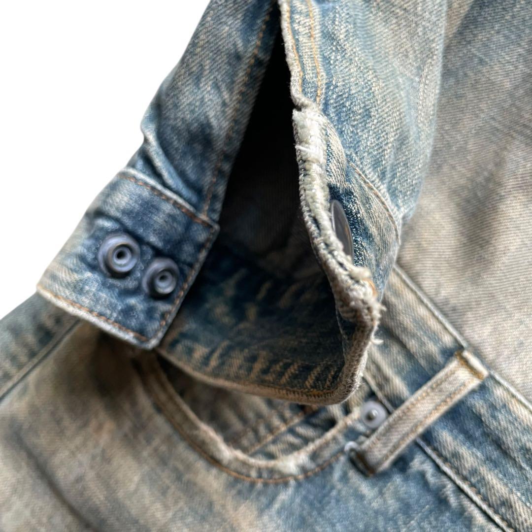 アディクトクローズ USED加工 デニム ジャンプスーツ オールインワン