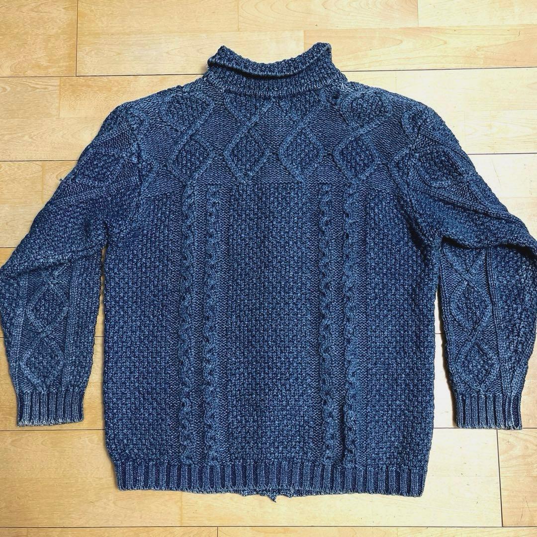 90s Original Blue インディゴニット 藤原ヒロシ - メルカリ