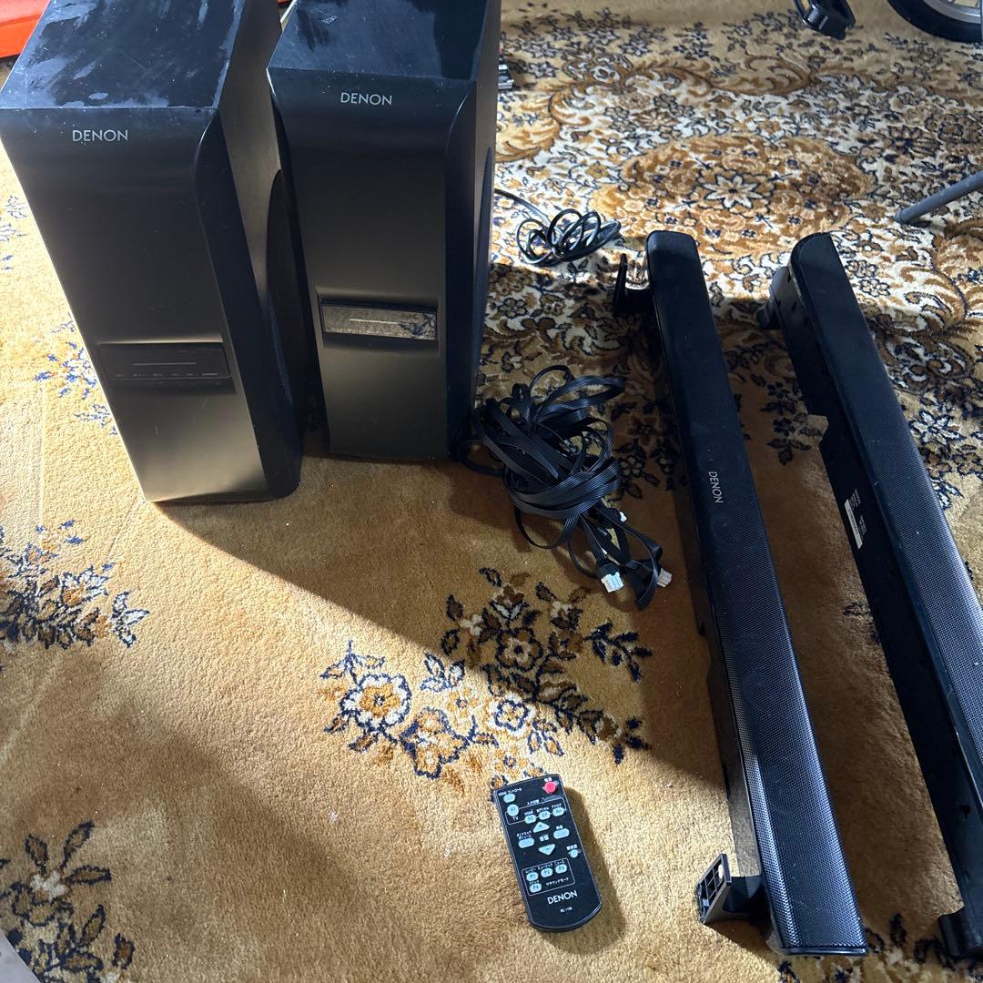 DENON DHT-S313 2組セット稼働品　サウンドバー リモコン1個 2026年最新】dht-s313の人気アイテム - メルカリ