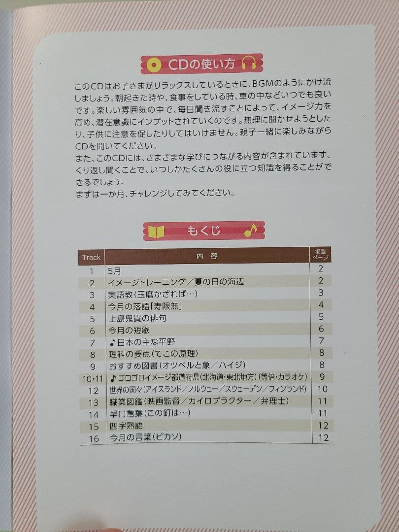 Harry　七田式　能力開発CD　STEP1、2、3