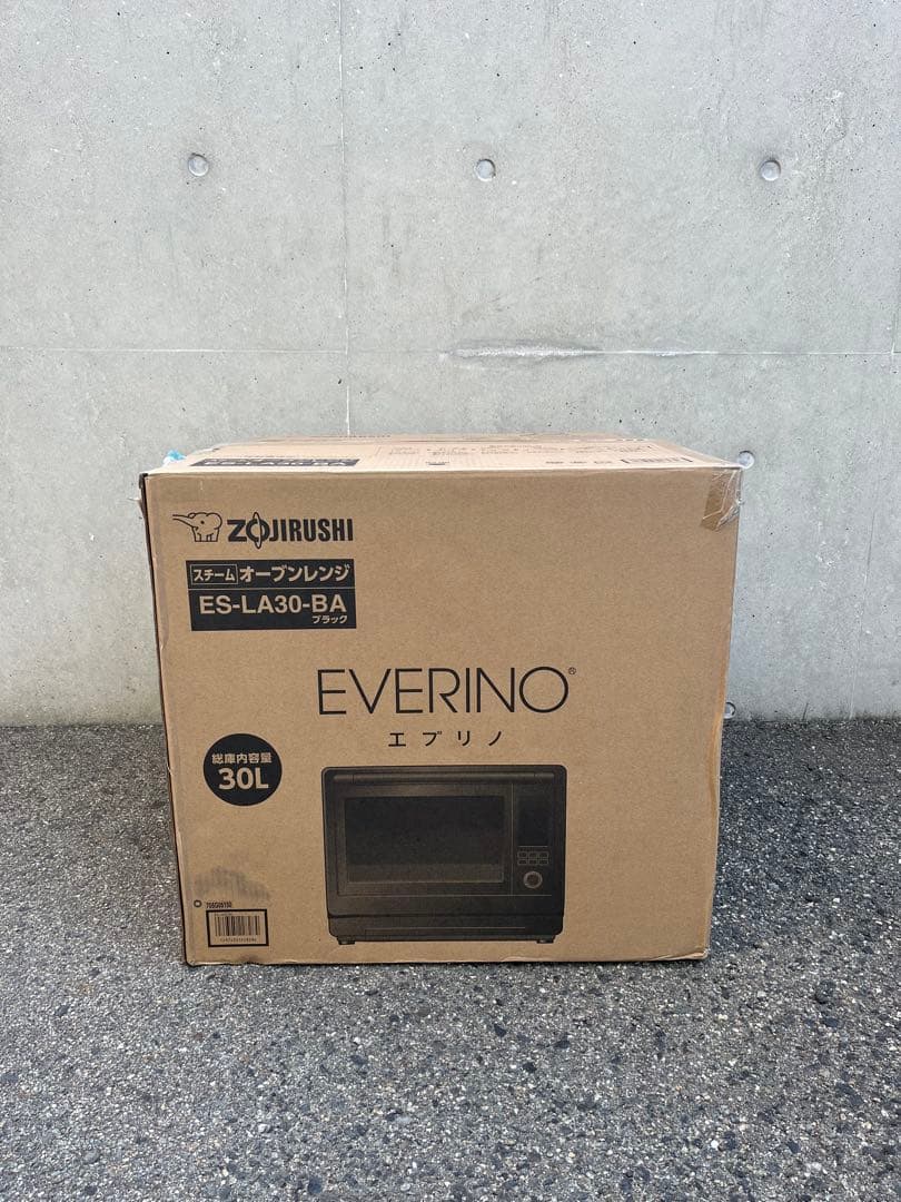 【新品未開封】象印EVERINO ES-LA30-BA 30L 象印マホービン オーブンレンジ 30L EVERINO ホワイト ES-LA30-WA
