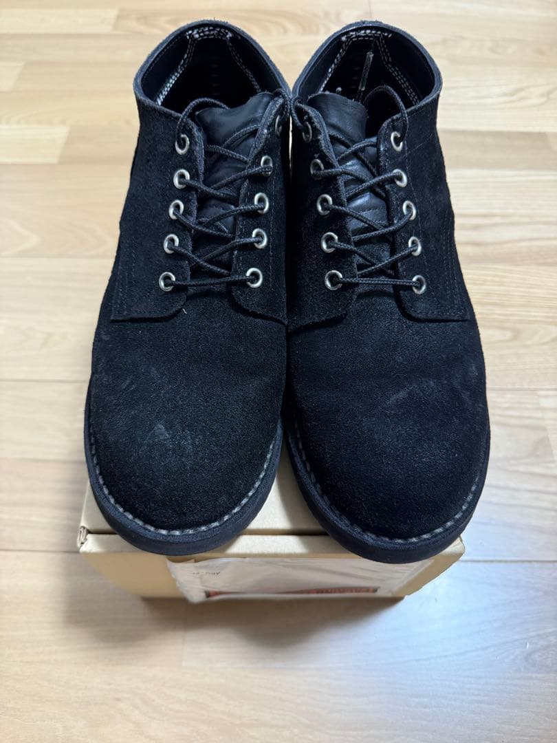 Hathorn Boots オックスフォード　27.0CM 黒ラフアウト