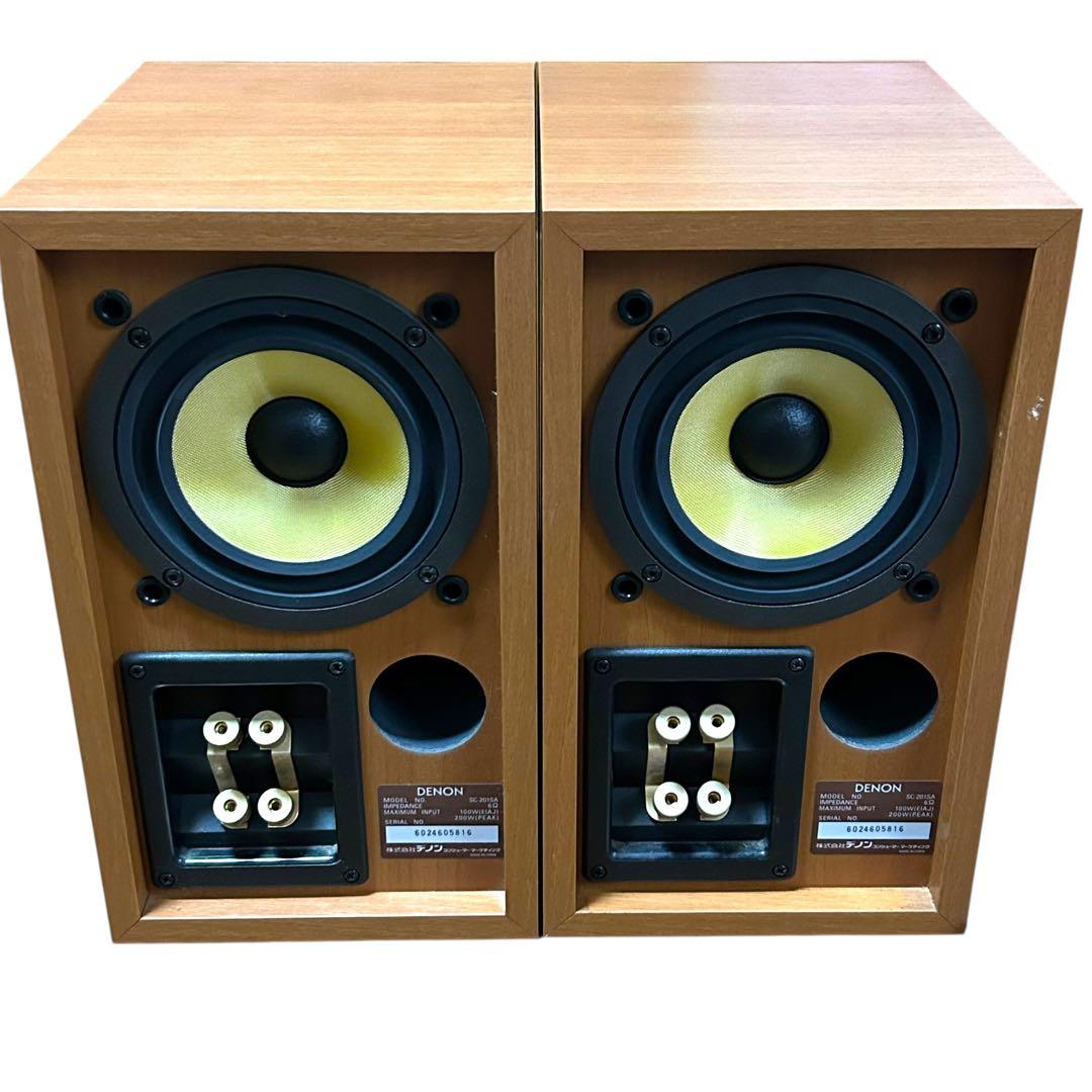 DENON デノン SC-201SA シリアル同番 音出しok スピーカー - メルカリ