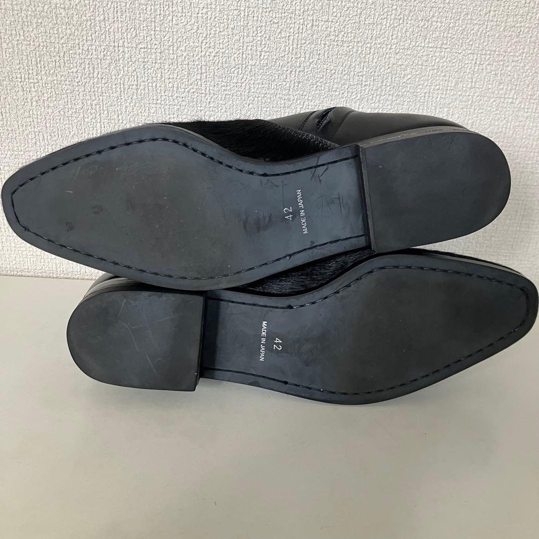 lad musician ハラコ レザーブーツ 美品 アーカイブ archive - メルカリ