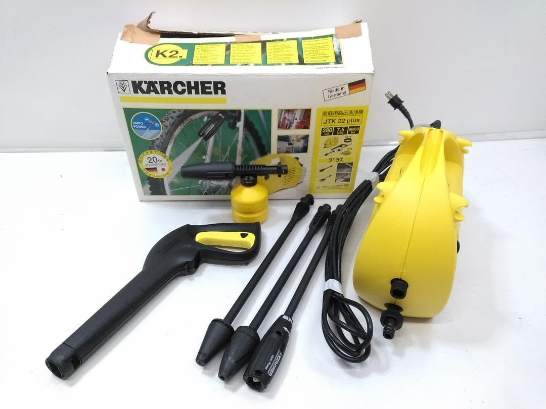 KARCHER ケルヒャー 家庭用高圧洗浄機K JTK22 plus △ 2026年最新】Yahoo!オークション -jtk22 plus(高圧洗浄機)の中古品