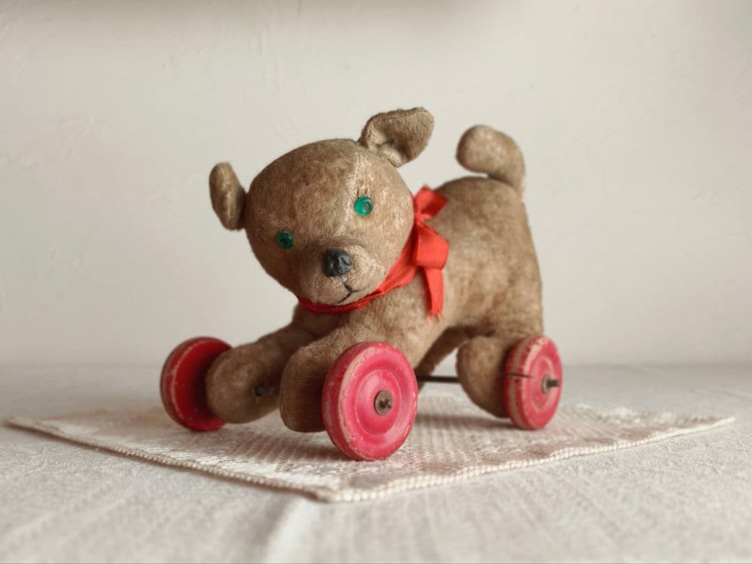 antique toy ❀* 古い古い 玩具の ワンちゃん