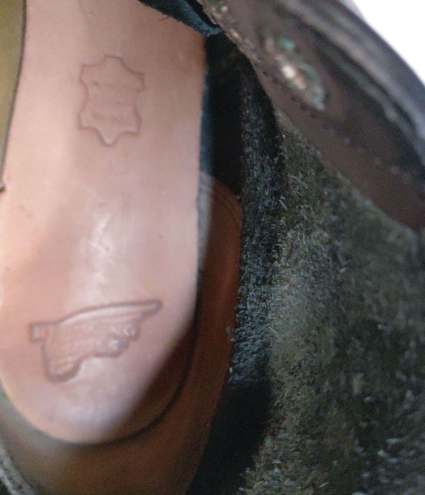 RED WING 8165 ブラッククロンダイク ラウンドトゥ 廃盤 8.5D