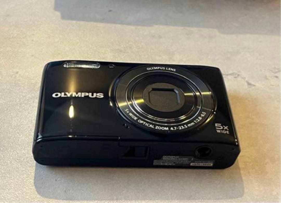 OLYMPUS STYLUS VG-180 Black オリンパス デジカメ 黒 - メルカリ
