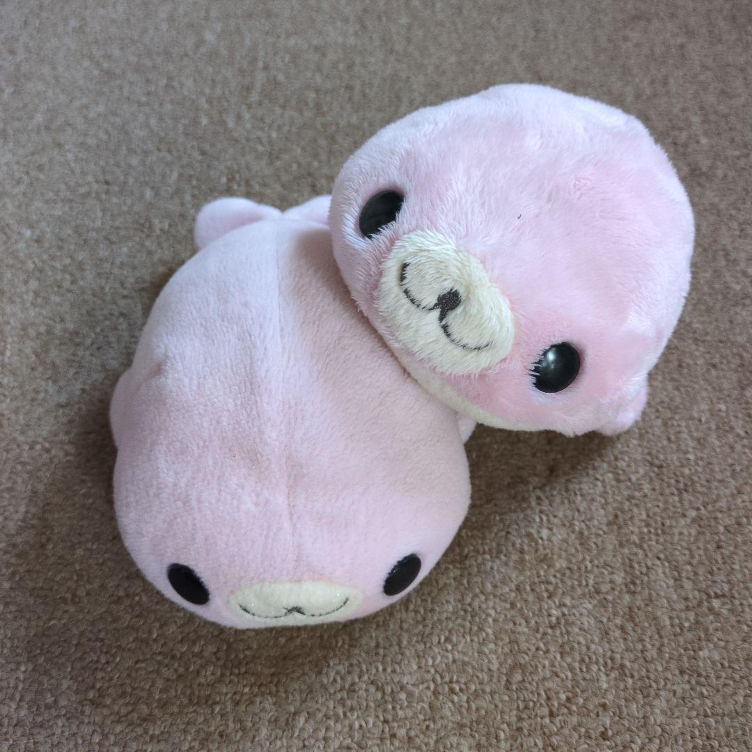 サンエックス まめゴマ ぬいぐるみ さくらゴマ ピンク 平成レトロ