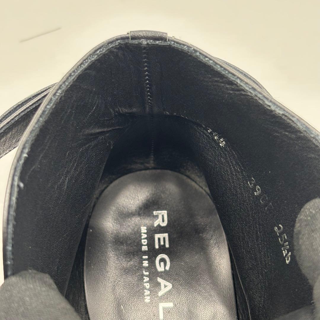 REGAL リーガル レザージョッパーブーツ 39GR 25 1/2 本革 黒 - メルカリ